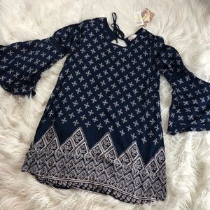 Band of gypsies tunic flared sleeves size medium